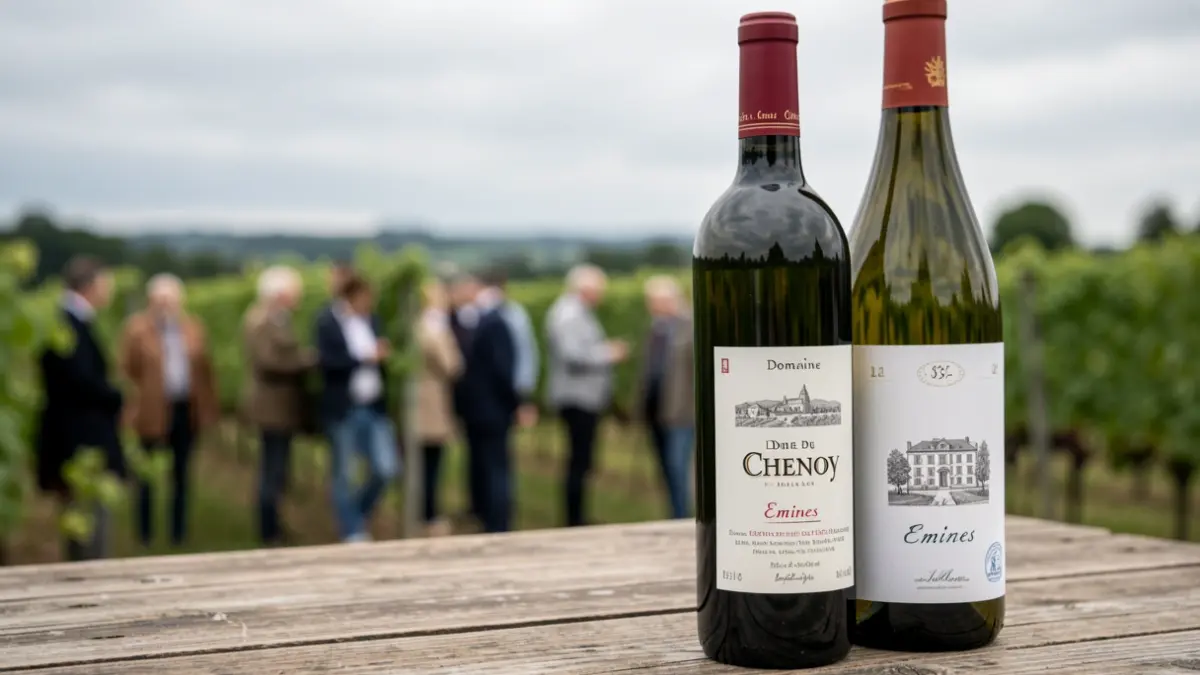 Generic image: with blurred vineyards in the background.
