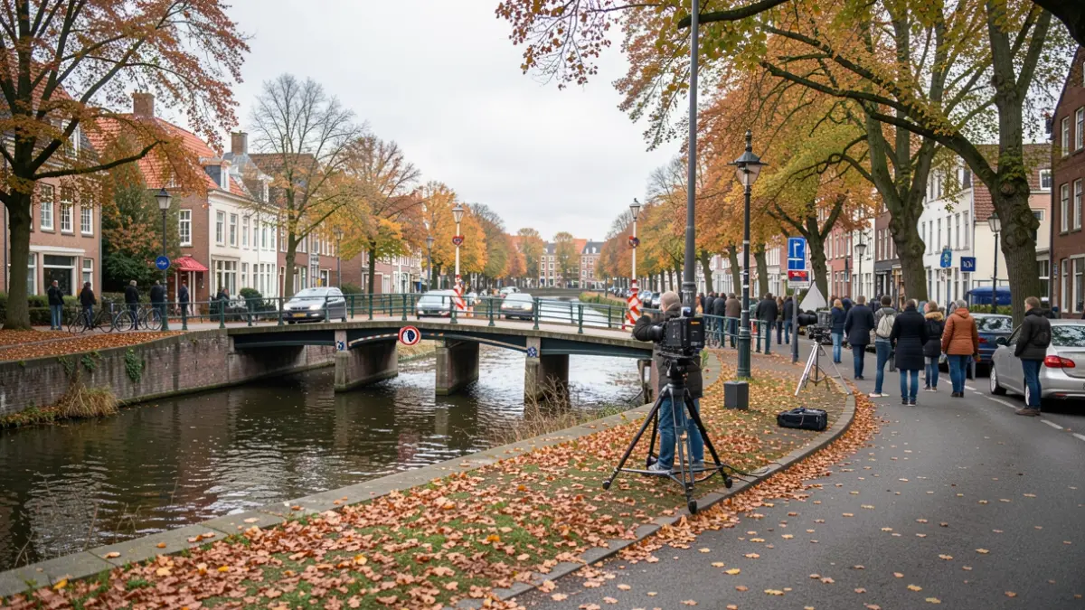 Tournage du film 'Laura' entraînant des perturbations de circulation sur le Pont du canal et la rue Sainte Lutgarde à Ittre.